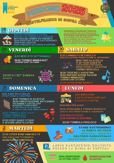 FESTA DEL PERDONO - Castelfranco di Sopra