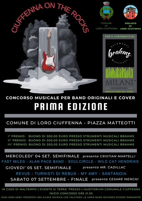 CIUFFENNA ON THE ROCK CONTEST - Loro Ciuffenna